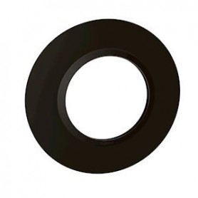 Plaque ronde dooxie 1 poste finition noir velours - 600976 - Legrand | GENMA
