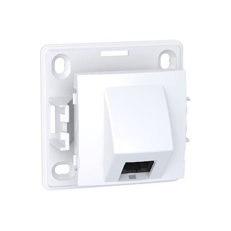 Alrea - prise RJ45 - simple - cat.6 UTP non blindee - mecanisme - blanc polaire - ALB61342P - Schneider Electric | GENMA