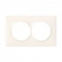 Plaque carree speciale dooxie 2 postes avec entraxe 57mm finition blanc - 600807 - Legrand | GENMA