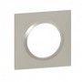 Plaque carree dooxie 1 poste finition plume - 600821 - Legrand | GENMA