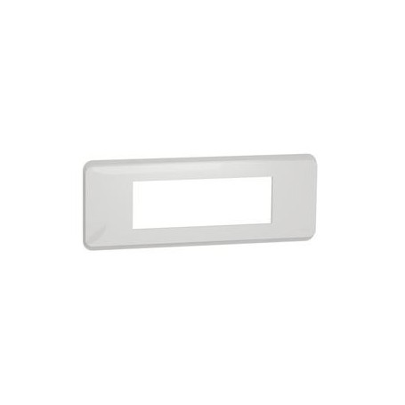 Unica Pro - plaque de finition - Blanc - 6 modules - NU411618 - Schneider Electric | GENMA