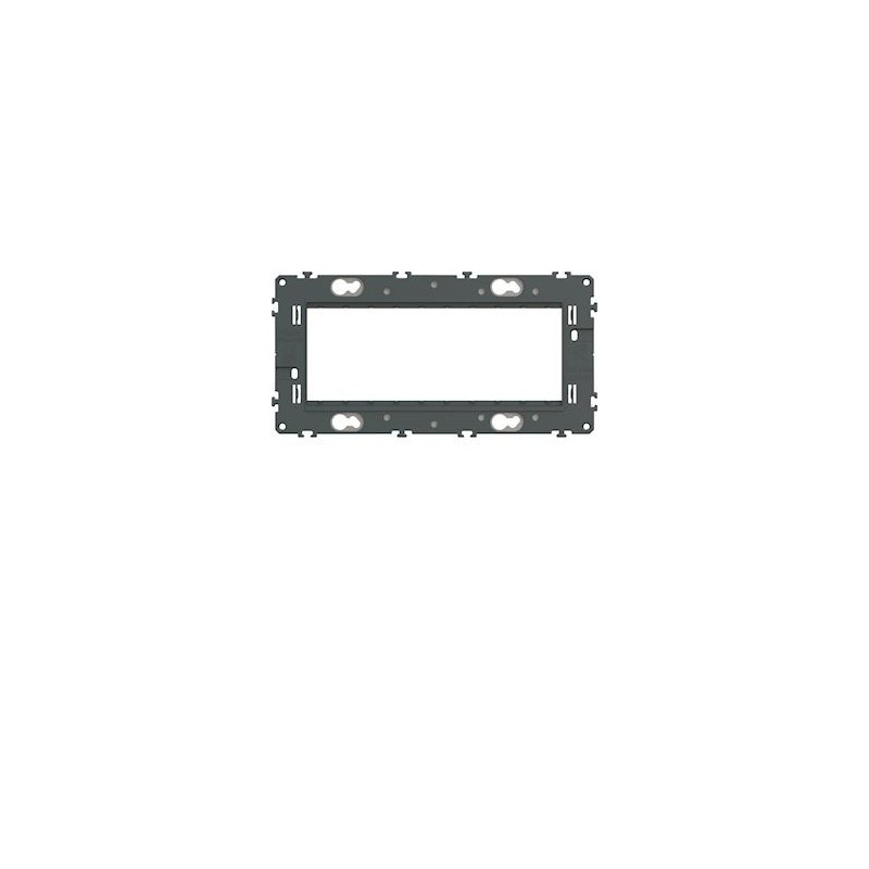 Support De Fixation Unica Schneider Electric – 1 Poste 2 Modules, Entraxe 71 Mm, Sans Griffe MGU7.002