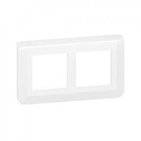 Plaque de finition horizontale speciale renovation Mosaic pour 2x2 modules blanc - 078864L - Legrand | GENMA