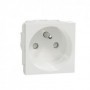 Unica - prise 2P+T - FR - 90 - vis - Blanc - meca seul - NU303918 - Schneider Electric | GENMA