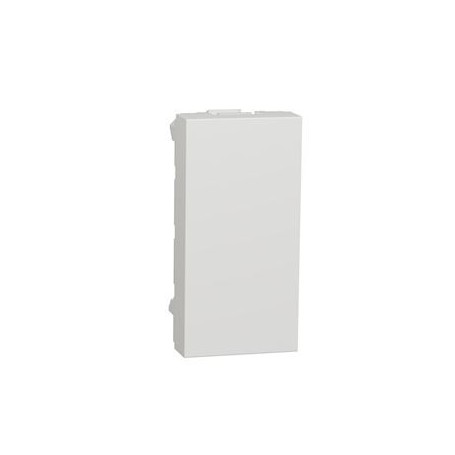 Unica - obturateur - 1 module - Blanc - mecanisme seul - NU986518 - Schneider Electric | GENMA