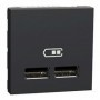 Unica - chargeur USB double - 5Vcc - 1A + 2