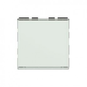 Poussoir-inv porte-etiq Mosaic Easy-Led 6A 250V 2 mod blanc antimic - 077043L - Legrand | GENMA