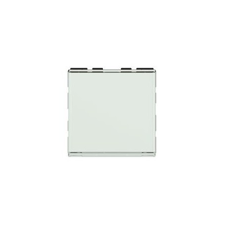 Poussoir-inv porte-etiq Mosaic Easy-Led 6A 250V 2 mod blanc antimic - 077043L - Legrand | GENMA