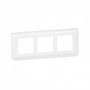 Plaque de finition horizontale speciale renovation Mosaic pour 3x2 modules blanc - 078866L - Legrand | GENMA