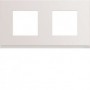 Plaque gallery plastique injecte 2 postes horizontale 71mm pure - WXP0012 - Hager | GENMA