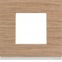 Plaque gallery 1 poste matiere oak wood - WXP4702 - Hager | GENMA