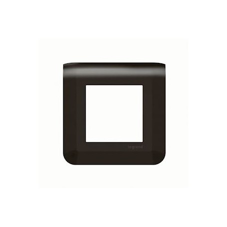 Plaque de finition Mosaic pour 2 modules noir mat - 079042L - Legrand | GENMA