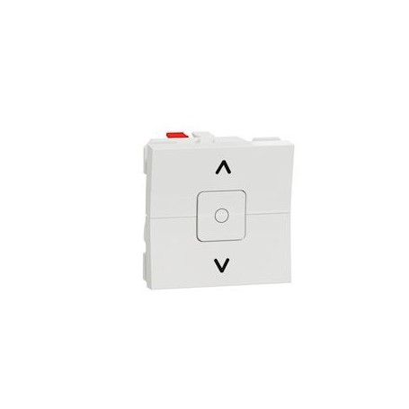 Unica - interrupteur volet-roulant - 3 touches - 6A - 2 mod - Blanc - meca seul - NU320818 - Schneider Electric | GENMA