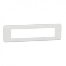 Unica Pro - plaque de finition - Blanc - 10 modules - NU411018 - Schneider Electric | GENMA