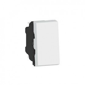 Interrupteur ou va-et-vient 10AX 250V Mosaic Easy-Led 1 module - blanc - 077001L - Legrand | GENMA