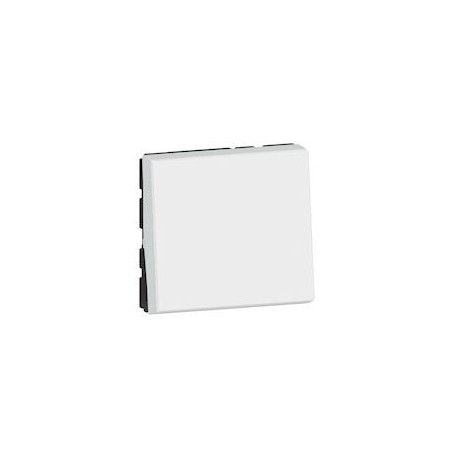 Interrupteur ou va-et-vient 10AX 250V Mosaic Easy-Led 2 modules - blanc - 077011L - Legrand | GENMA
