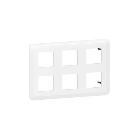 Plaque de finition Mosaic pour 2x3x2 modules blanc - 078832L - Legrand | GENMA
