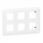 Plaque de finition Mosaic pour 2x3x2 modules blanc - 078832L - Legrand | GENMA