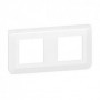 Plaque de finition horizontale Mosaic pour 2x2 modules blanc - 078804L - Legrand | GENMA
