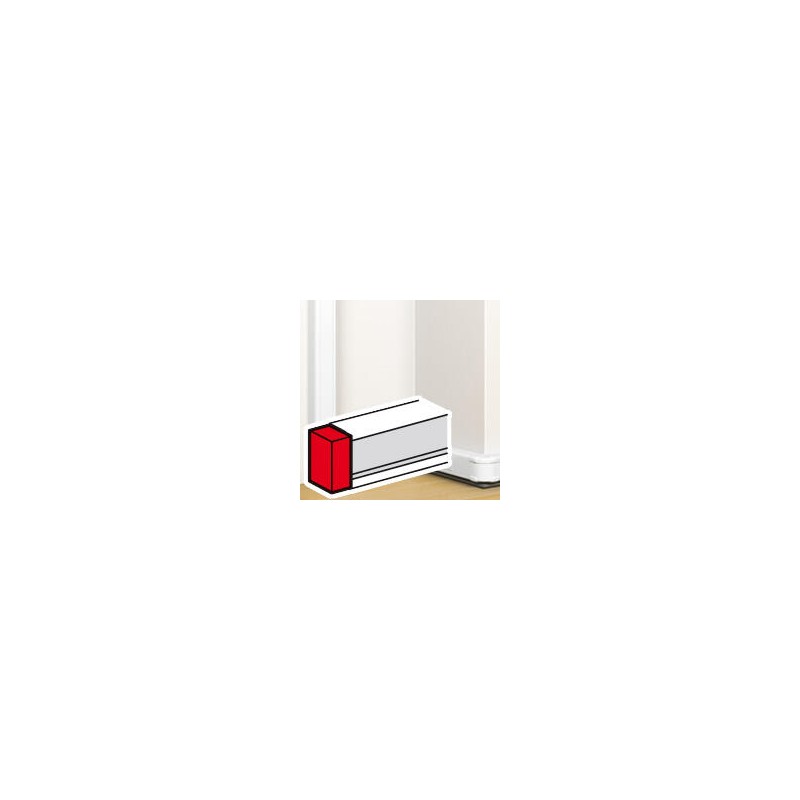 Embout pour goulotte a clippage direct Mosaic 50x80mm - blanc - 075...