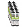 Lot de 25 acryliques blanc 280ml
