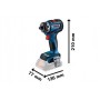 Perceuse - Visseuse sans fil avec Batteries 4.0A x 2u - GSR 18V-90 FC