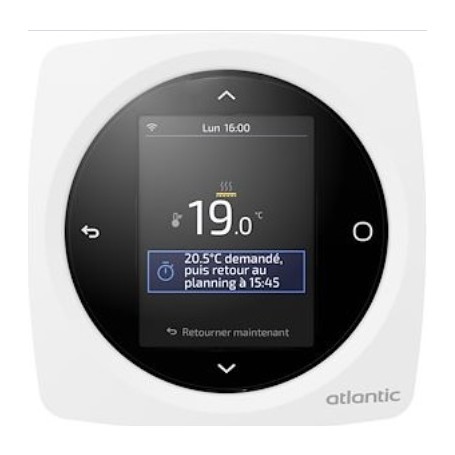 Thermostat plancher rayonnant électrique programmable et connecté