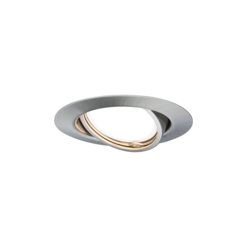 Base Encastré noir 1x5W 51 mm GU 10 acier brut - 93412 - PAULMANN |...