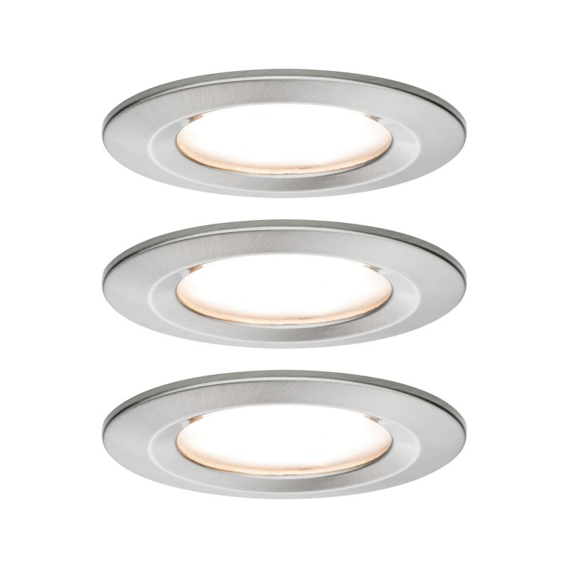 Encastré Nova Coin rd fixe LED 3x65W Ac Br - 93458 - PAULMANN | GENMA