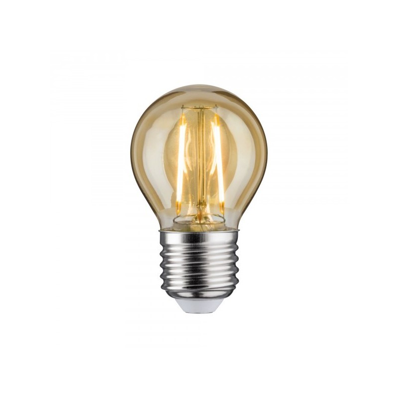 Ampoule sphérique LED 4,5W E27 Or 2500K dimm - 28479 - PAULMANN | G...