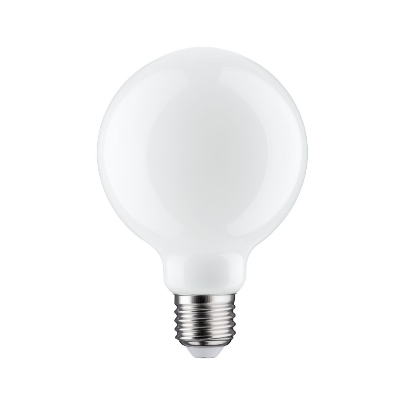 Ampoule Globe 95 LED 20 6W E27 opale 2500K dim - 28487 - PAULMANN |...