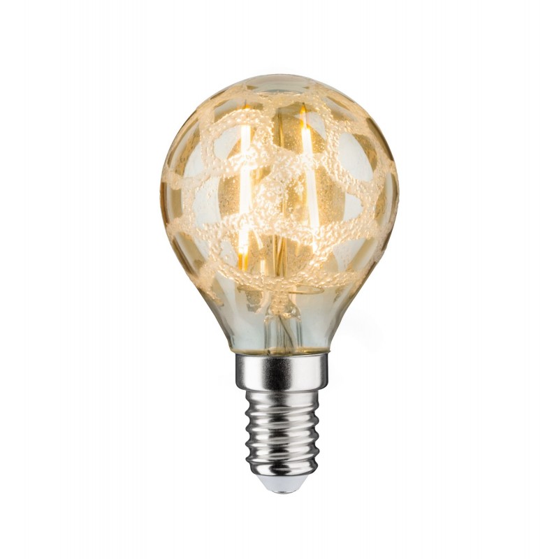 Ampoule sphé LED 4,5W E14 Givré d 2500K dim - 28503 - PAULMANN | GENMA