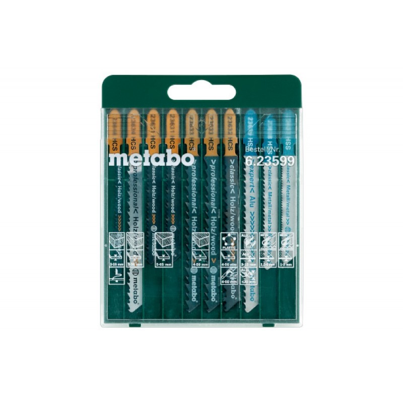 ASSORTIMENT DE LAMES DE SCIE SAUTEUSE « SP », 10 PIÈCES - 623599000...