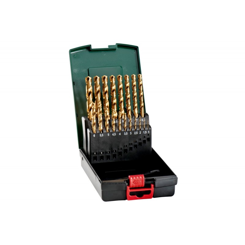 COFFRET DE FORETS HSS-TIN, 19 PIÈCES - 627173000 - METABO | GENMA
