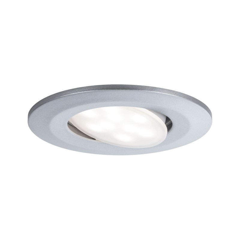 Encastré LED Calla rond 1x6,5W Chrome mat orientable - 99932 - PAUL...