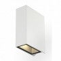 QUAD 2 applique, carrée, blanche, LED, 2x3W, 3000K, up-down