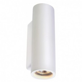 PLASTRA TUBE rond, applique, plâtre blanc, GU10