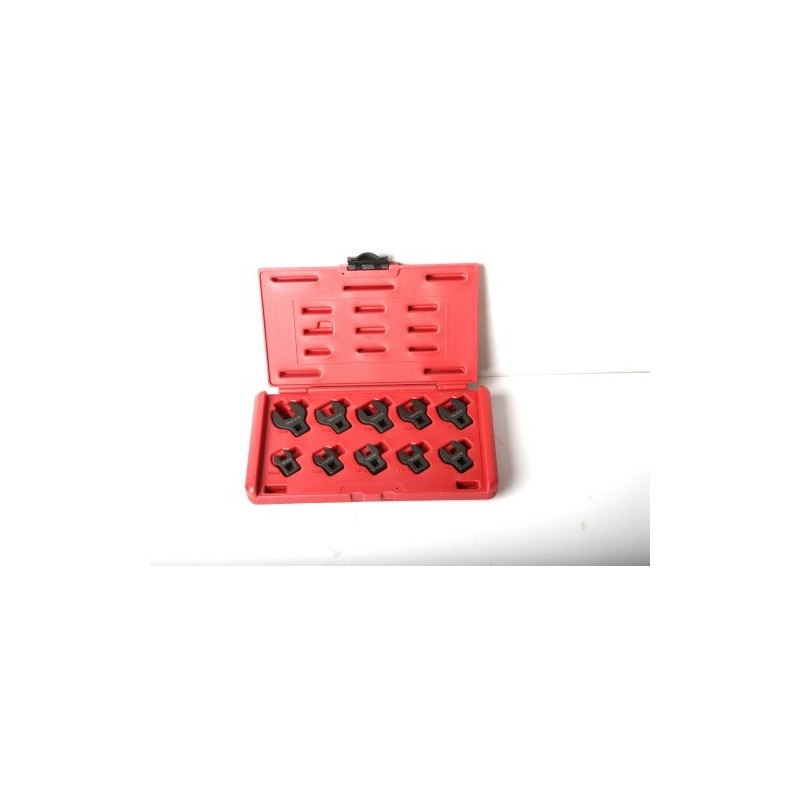 10 CLES A TUYAUTER 12 PANS 3/8'' PLATES POUR INJECTEURS - 104AJ10 -...