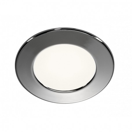 DL 126 LED, encastré rond, chrome, 2.8W LED 3000K, 12V