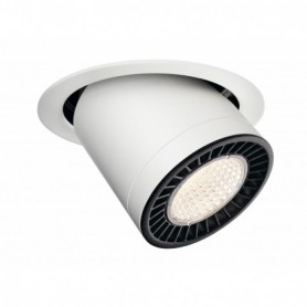 SUPROS MOVE encastré de plafond, rond, blanc, 2100lm, 3000K SLM LED, 60°