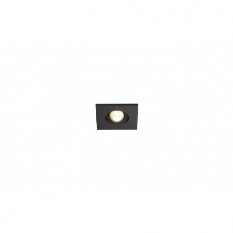 KIT NEW TRIA MINI LED carré enc. noir 3W 3000K 30° alim&clips ressorts