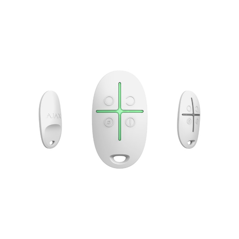 Telecomando SpaceControl Ajax Per Sistemi Di Sicurezza - Attiva Allarme E Modalit&agrave; Sicurezza, Nero