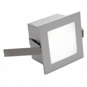 FRAME BASIC LED encastré, carré, gris argent, LED 4000K
